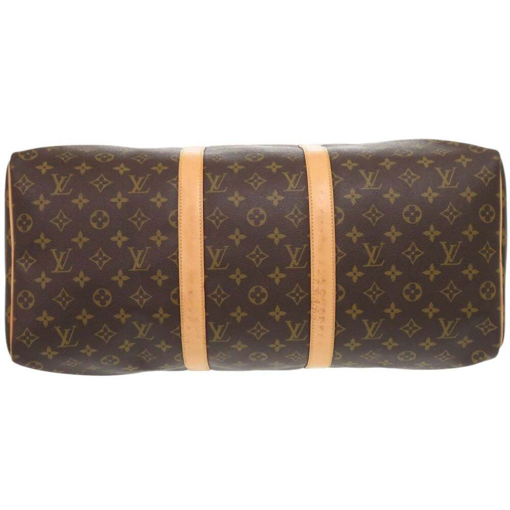 LOUIS VUITTON Authentic Brown Monogram Keepall 50 Boston Bag - Picture 3 of 10